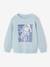 Fantasie sweater voor jongens bleekblauw+gemêleerd wit+groen+okergeel - vertbaudet enfant 