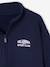 Sweat zippé garçon col camionneur marine+rouge+vert sapin - vertbaudet enfant 