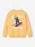 Sweat col rond garçon manches lo bois de rose+jaune pastel - vertbaudet enfant 
