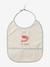 Lot 2 bavoirs bébé plastifiés blanc imprimé - vertbaudet enfant 