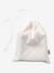 Lot de 6 lingettes lavables blanc+blanc imprimé+ficelle - vertbaudet enfant 