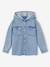 Hemd voor jongens in denim double stone - vertbaudet enfant 