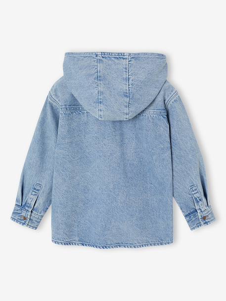 Chemise garçon en denim double stone - vertbaudet enfant 