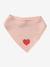 Lot 3 bavoirs bandanas en gaze de coton beige imprimé+BLANC+bleu grisé+écru+ficelle+lot beige+lot renard+lot vert panda+rose pâle+vert sauge - vertbaudet enfant 