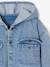 Hemd voor jongens in denim double stone - vertbaudet enfant 