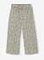 Pantalon fille legging large blanc imprimé+corail+mauve+vert sauge - vertbaudet enfant 