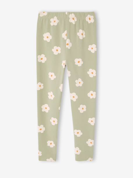 Legging fille imprimé bleu+encre+mauve+rose imprimé+vert amande+vert d'eau+vert imprimé - vertbaudet enfant 