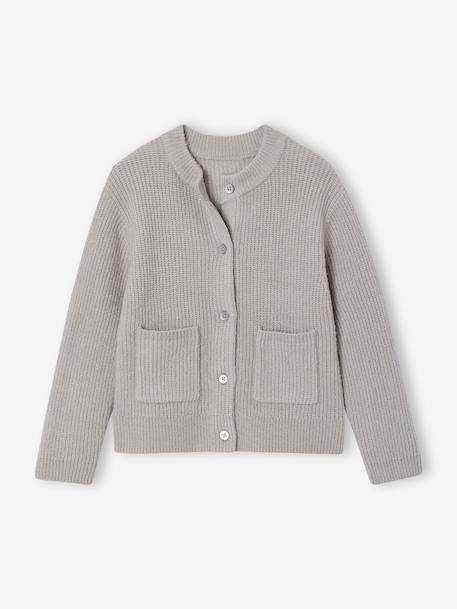 Fille-Gilet fille maille fine mousseuse