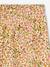 Legging fille en maille côtelé beige+blanc imprimé+écru - vertbaudet enfant 