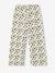 Legging fille en maille côtelé beige+blanc imprimé+écru - vertbaudet enfant 