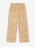 Legging fille en maille côtelé beige+blanc imprimé+écru - vertbaudet enfant 