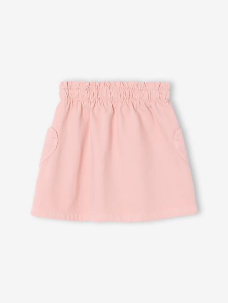 Jupe fille poches coeurs rose - vertbaudet enfant 