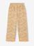 Legging fille en maille côtelé beige+blanc imprimé+écru - vertbaudet enfant 