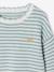 Pull fille à rayures bleu grisé+marine - vertbaudet enfant 