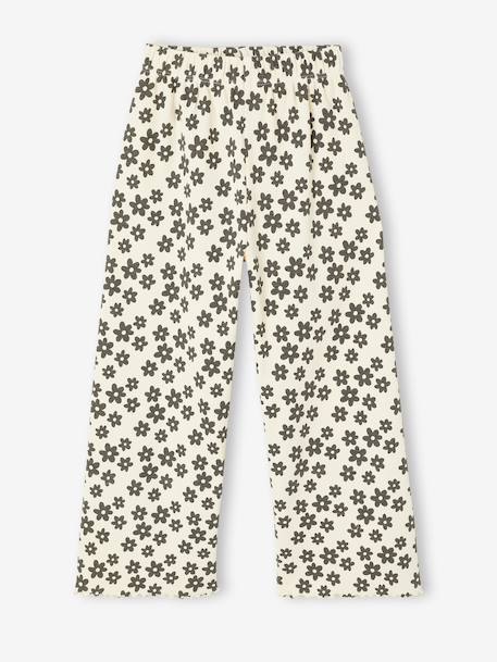 Fille-Legging-Legging fille en maille côtelé
