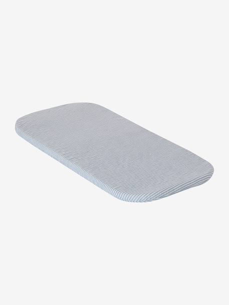 Flexibele babywieg in stof beige, bedrukt+grijsblauw - vertbaudet enfant 