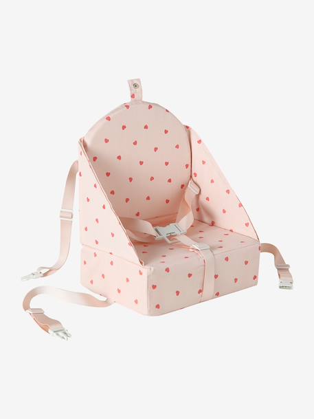 Stoelverhoger beige, bedrukt+ecru+Grijs+grijsblauw+hazelnoot+hazelnoot+lichtroze+meerkleurig+wit, bedrukt+wit, gestreept - vertbaudet enfant 
