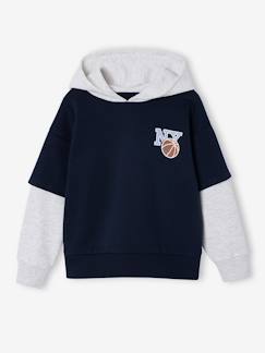 -Sportieve sweater met capuchon voor jongens