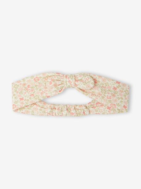 Fleece romper + hoofdband baby ecru+vanille - vertbaudet enfant 