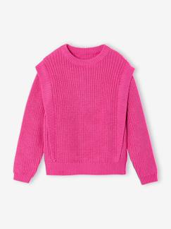 -Pull fille volant épaule