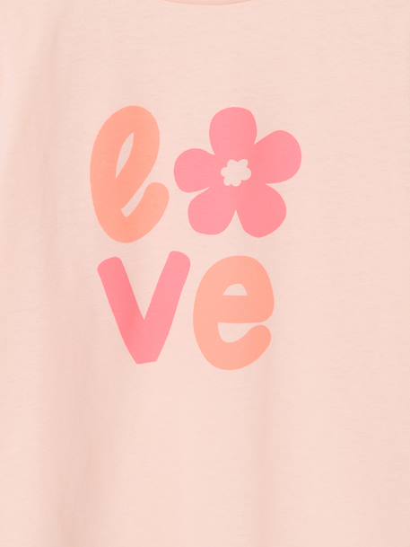 Set van 3 BASICS meisjesshirts met lange mouwen antraciet+ecru+grijsblauw+indigoblauw+rozen+zachtpaars - vertbaudet enfant 