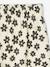 Legging fille en maille côtelé beige+blanc imprimé+écru - vertbaudet enfant 