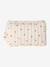 Trousse toilette Mama gaze coton beige imprimé+blanc+écru+noisette - vertbaudet enfant 