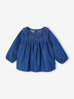 -Blouse bébé fille en denim