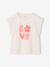 Set van 3 Basics meisjesshirts met korte mouwen bleekblauw+roze (poederkleur) - vertbaudet enfant 