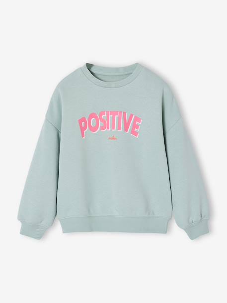 Fille-Sweat fille message positif