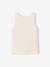 Débardeur fille en côtes beige+écru+rayé bleu+vert sauge - vertbaudet enfant 