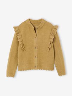 -Gilet fille volants fantaisie