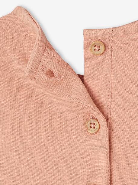 Robe bébé naissance avec body intégré vieux rose - vertbaudet enfant 