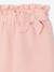 Short fille volanté en gaze de coton rose pâle+vert sauge - vertbaudet enfant 