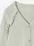 Gilet fille à volants cérémonie beige doré+écru+vert - vertbaudet enfant 