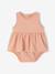Robe bébé naissance avec body intégré vieux rose - vertbaudet enfant 