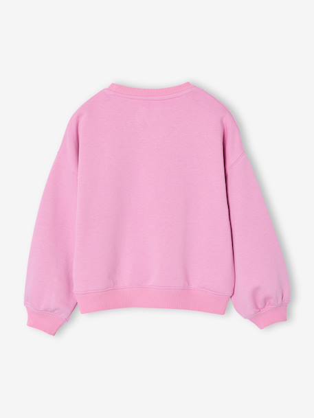 Sweat fille manches longues mauve - vertbaudet enfant 