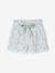 Short en gaze de coton fille bleu clair+blush - vertbaudet enfant 