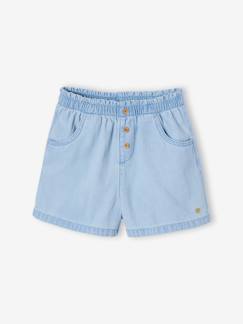 -Lichtgewicht denim meisjesshort die gemakkelijk aan te trekken is