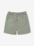 Short fille brodé bleu moyen+rose+vert sauge - vertbaudet enfant 