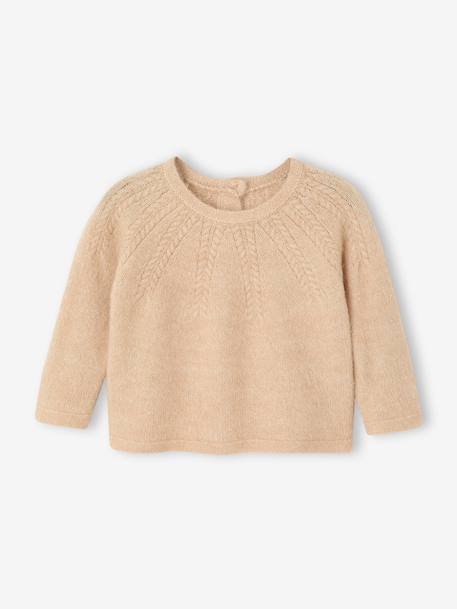 Bébé-Pull bébé fille maille ajourée