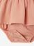 Robe bébé naissance avec body intégré vieux rose - vertbaudet enfant 