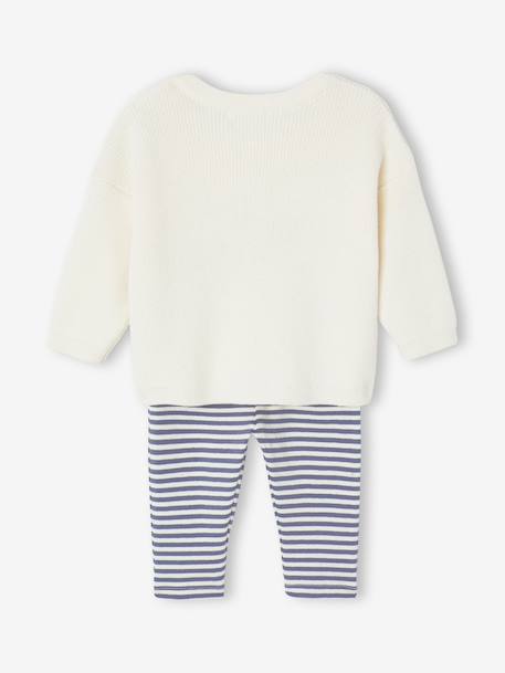 Ensemble garçon naissance en tricot bleu - vertbaudet enfant 