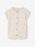 Combinaison bébé maille nid d’abeille personnalisable argile - vertbaudet enfant 