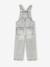 Salopette fille large en denim bleu moyen+denim black+denim gris+stone - vertbaudet enfant 
