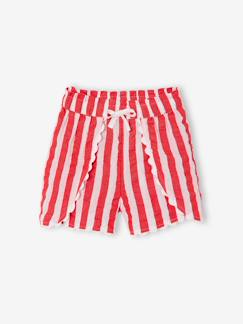 -Short fille en seersucker