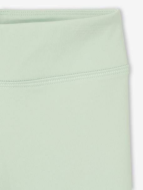 Set van 2 sportieve fietsshorts voor meisjes groen+rozen - vertbaudet enfant 