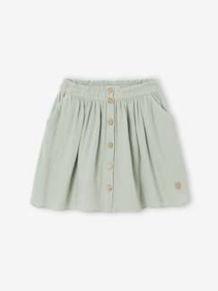 -Jupe fille en gaze de coton 