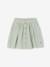 Jupe fille en gaze de coton beige+bleu grisé+rose+vert sauge+vieux rose+violet - vertbaudet enfant 
