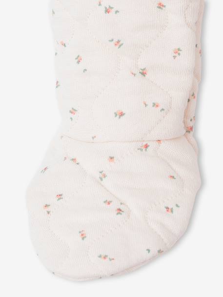 Gewatteerde babyset blauwgroen+rozen - vertbaudet enfant 